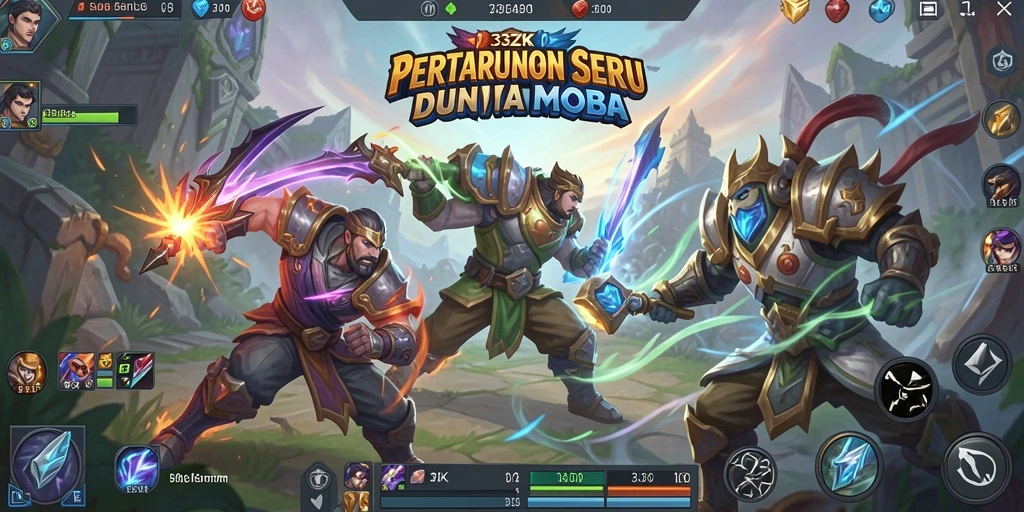 Gameplay 33ZK yang menarik dalam aksi pertempuran strategis.