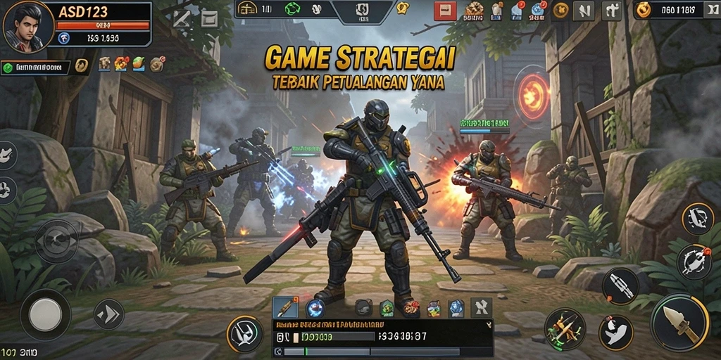 Gameplay seru dan strategi mendalam dalam ASD123.