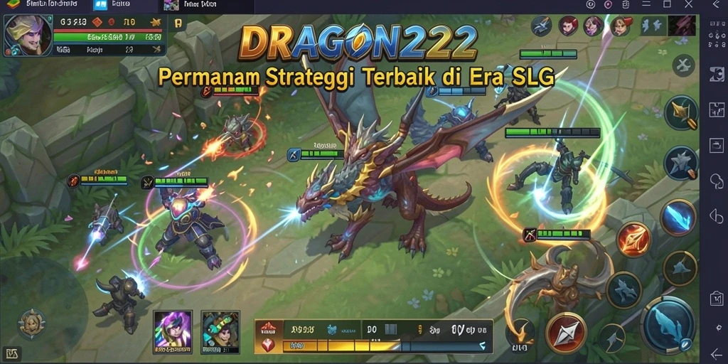 Tampilan gameplay menarik dan strategi SLG yang mendebarkan.