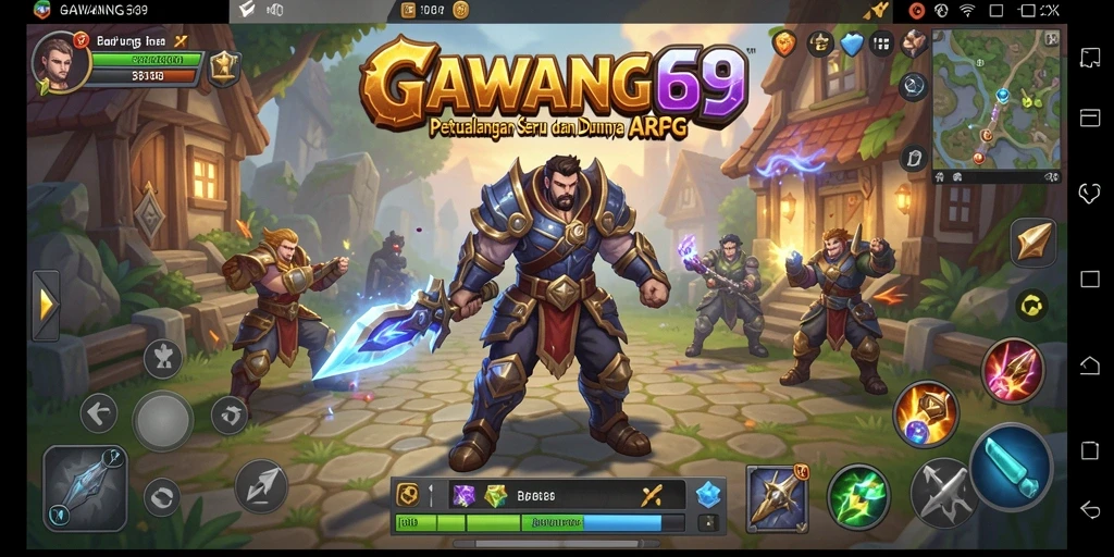 Tangkapan layar dari GAWANG69 menunjukkan aksi pertarungan yang mengesankan dalam game ARPG.
