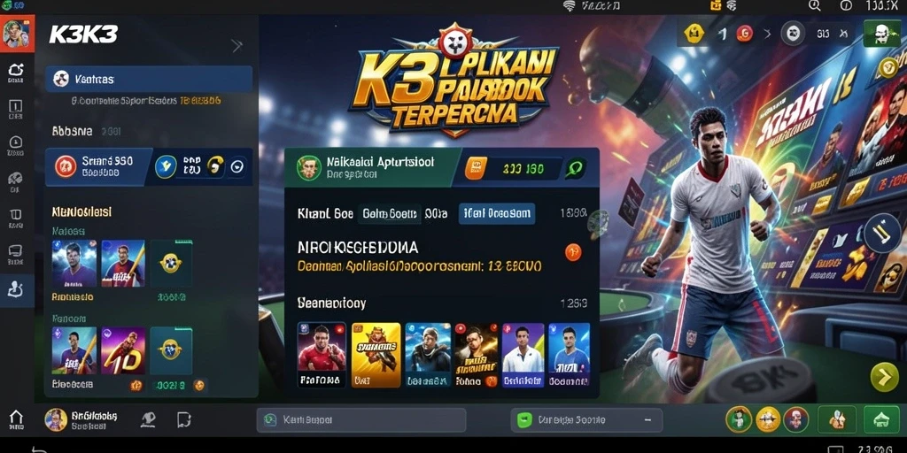 Tampilan gameplay Sportsbook K3K3 yang menarik dan interaktif.