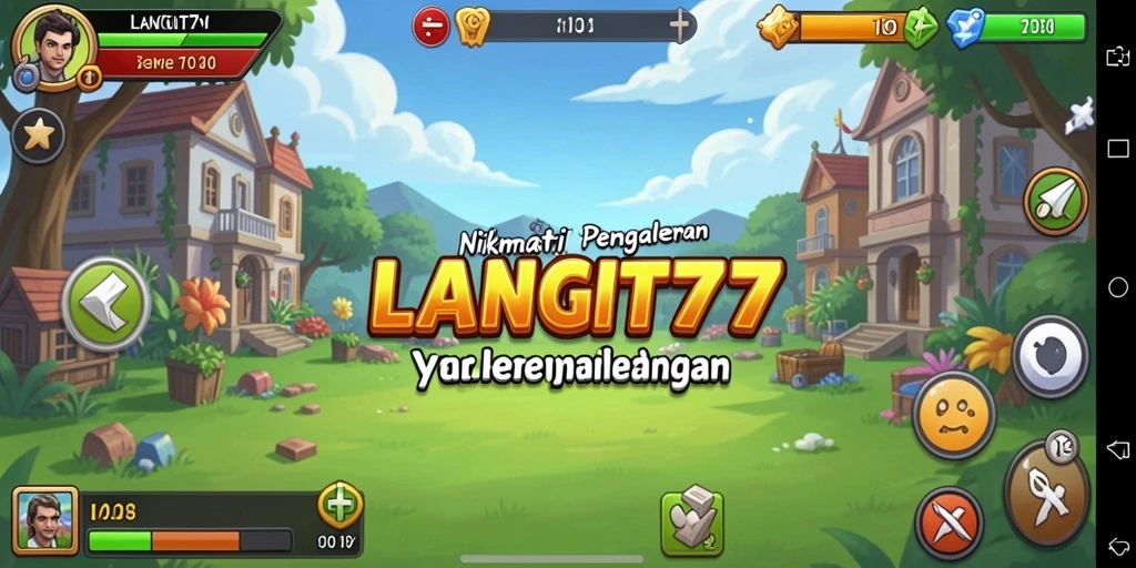 Tampilan gameplay menarik dari LANGIT77 yang menggambarkan elemen Idle.