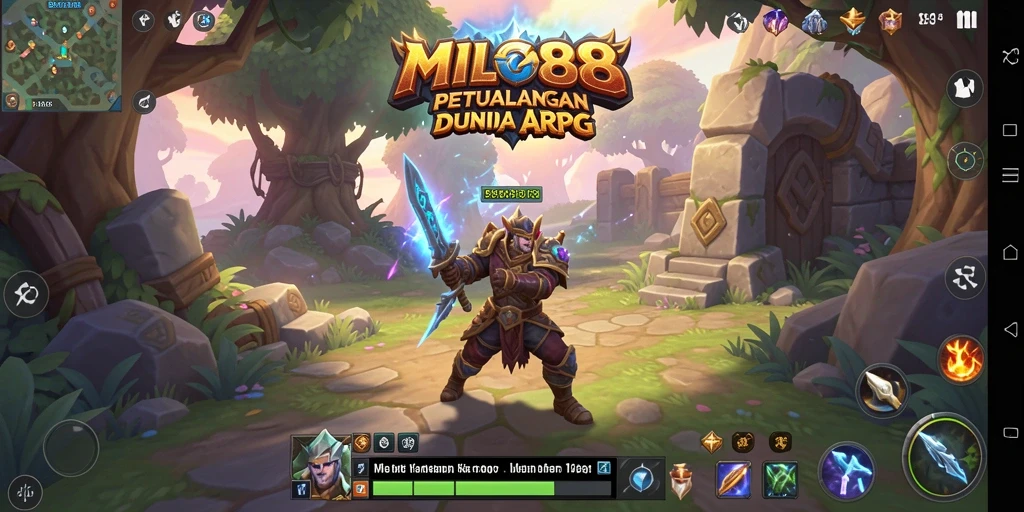 Tampilan menarik dari gameplay ARPG di MILO88 yang penuh aksi.