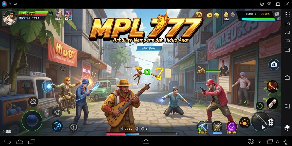 Tampilan utama aplikasi MPL777 yang memudahkan navigasi Utility.