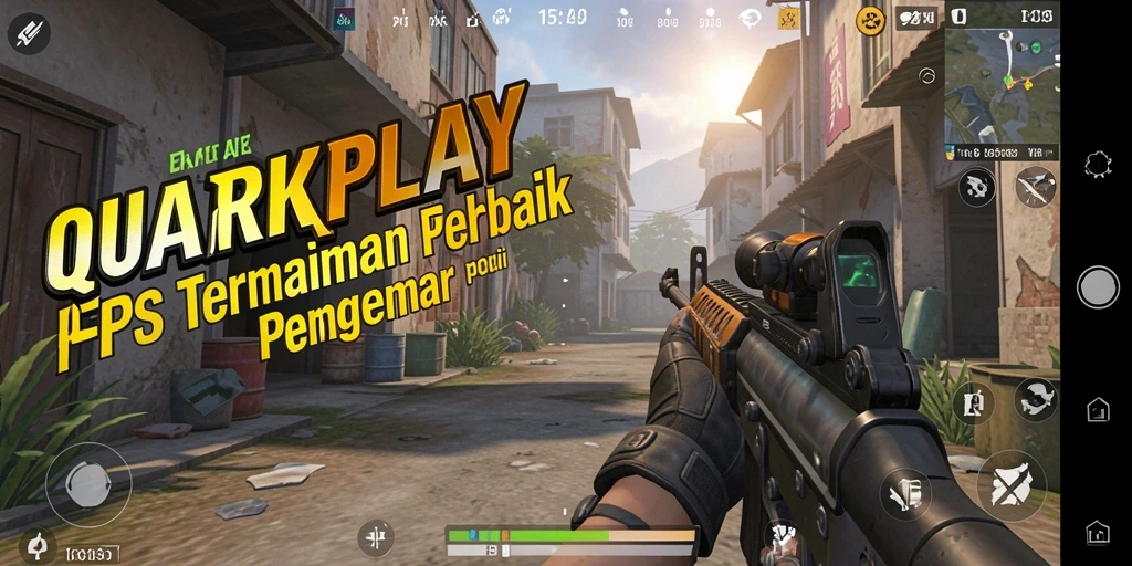 Tangkapan layar menampilkan aksi seru dalam pertempuran FPS.