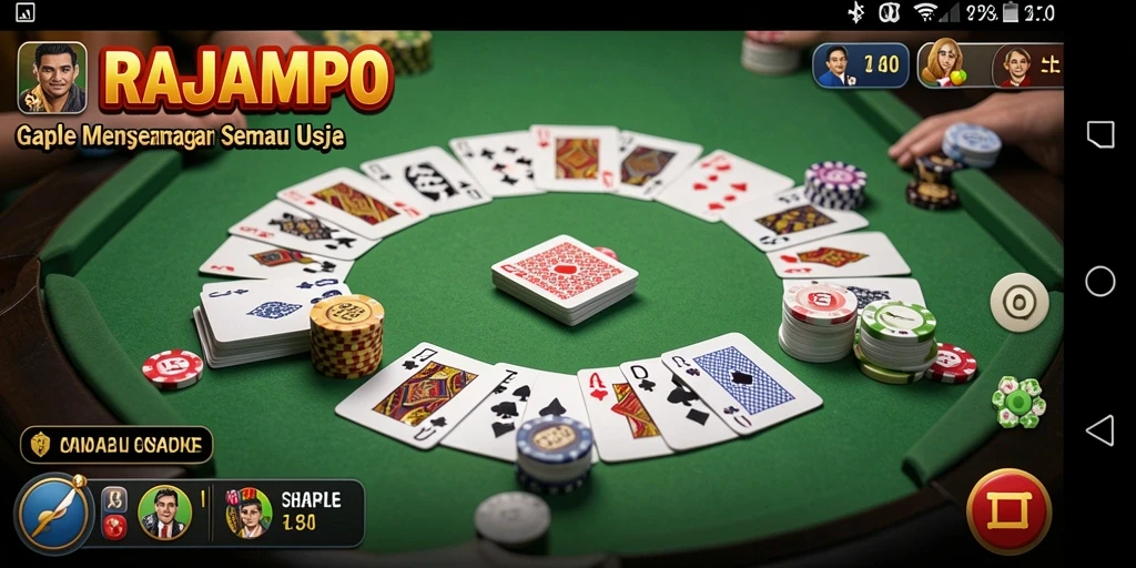 Tampilan menarik dan gameplay seru dalam RAJAMPO.