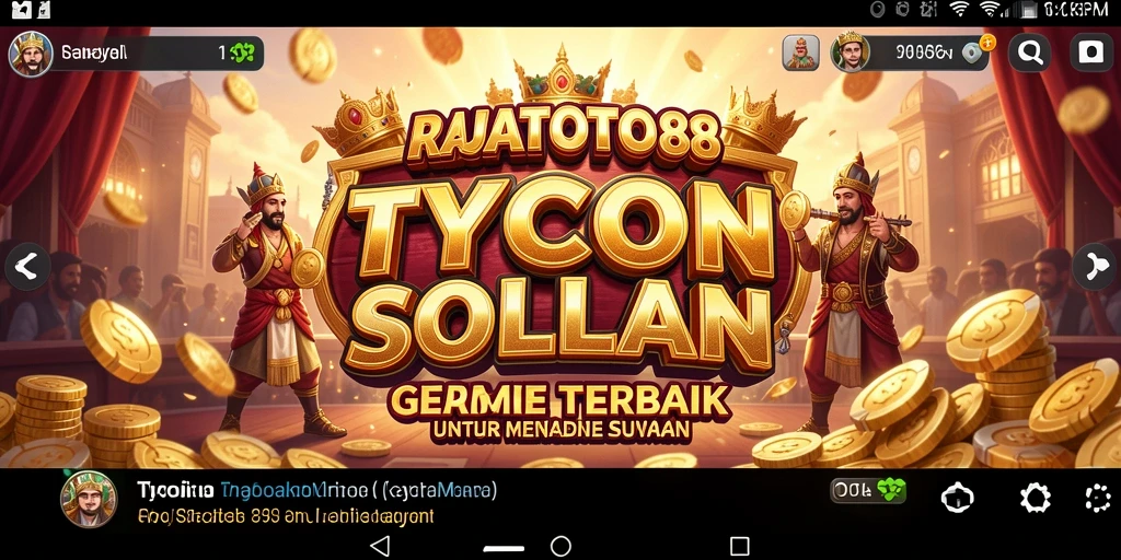 Tampilan gameplay Tycoon yang seru dan menantang di RAJATOTO88.