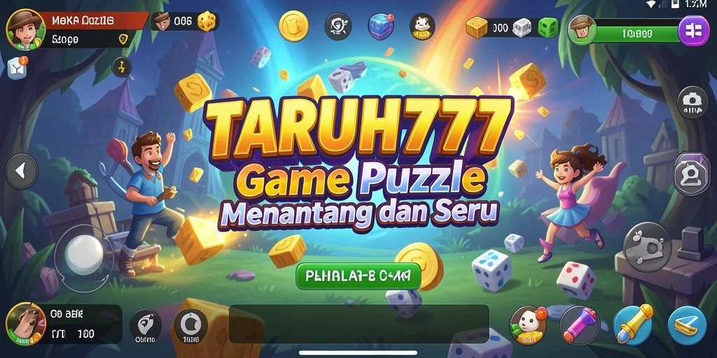 Tampilan gameplay TARUH777 yang penuh warna dan menantang.