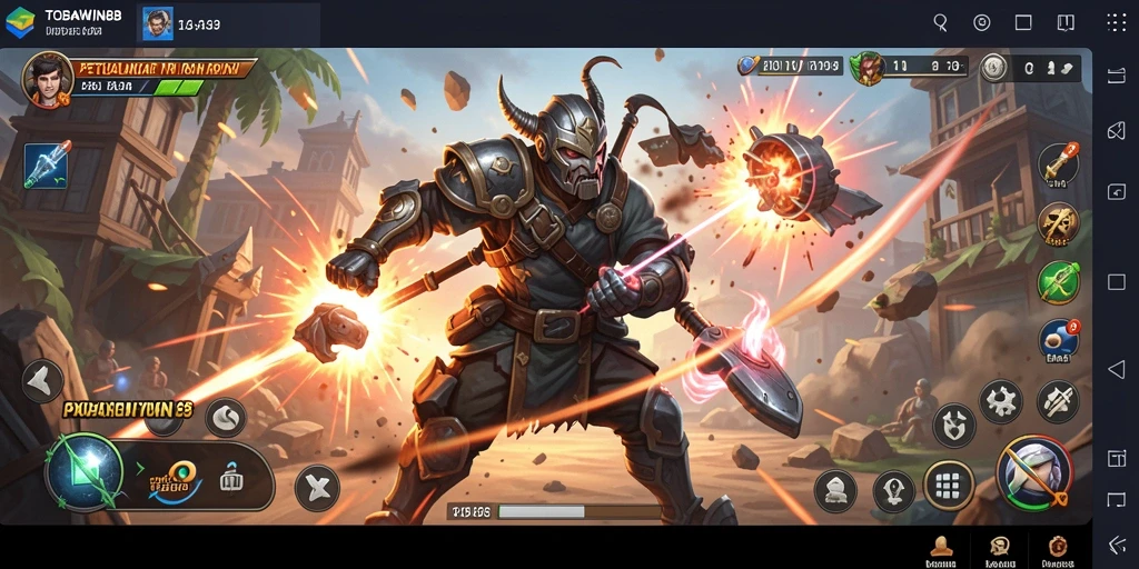 Tampilan gameplay seru dalam TOBAWIN88 yang penuh aksi.