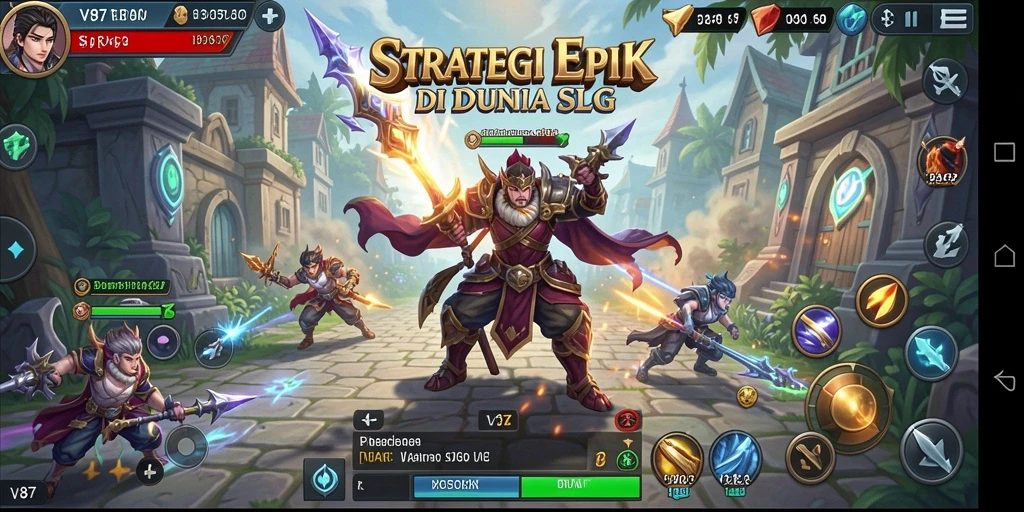 Gameplay menarik dari V87 dengan strategi SLG yang mendalam.